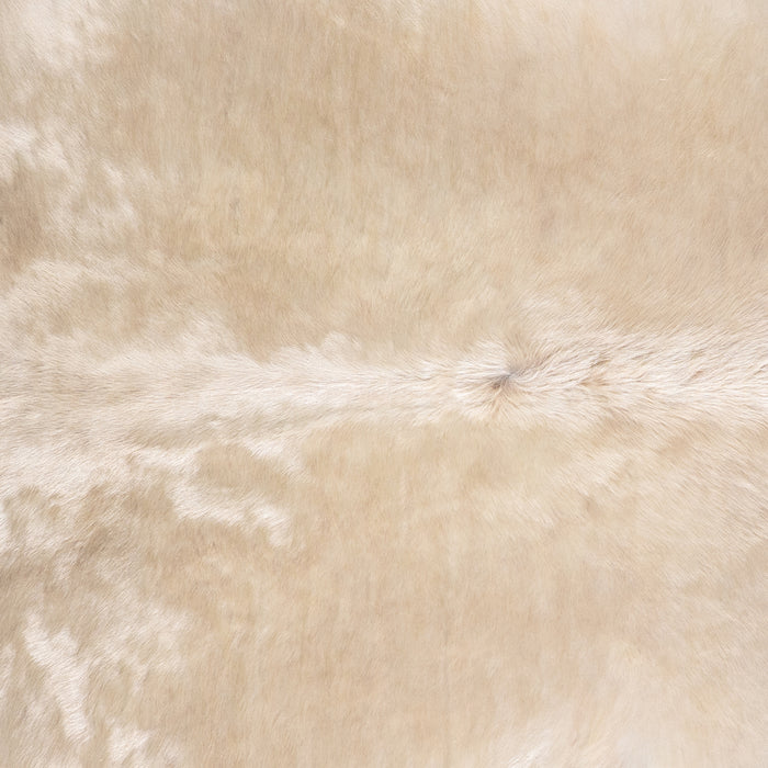 Brazilian Champagne Cowhide Rug Size 6'8" L x 6'6" W 4950