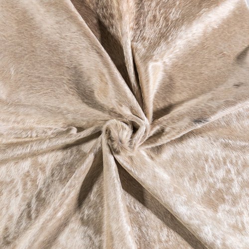 Brazilian Champagne Cowhide Rug Size 7'0" L x 6'0" W 4953