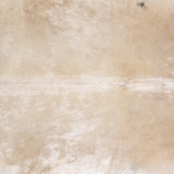 Brazilian Champagne Cowhide Rug Size 7'1" L x 6'7" W 4954