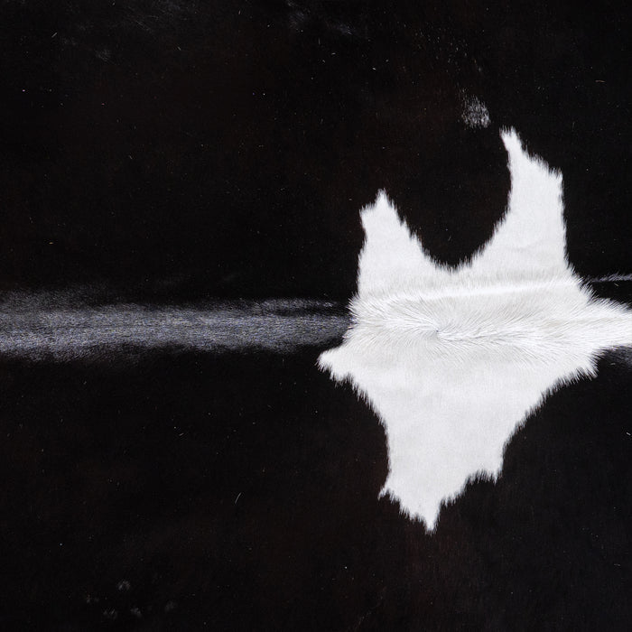 Brazilian Black and White Cowhide Rug Size 8'2" L x 6'3" W 5954