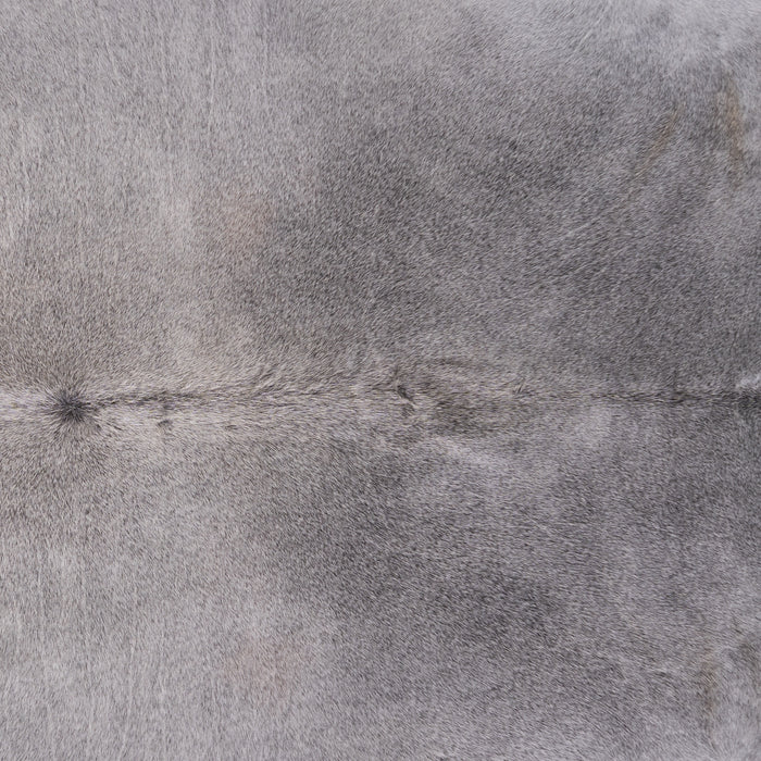 Brazilian Grey Cowhide Rug Size 7'1" L x 6'6" W 3496