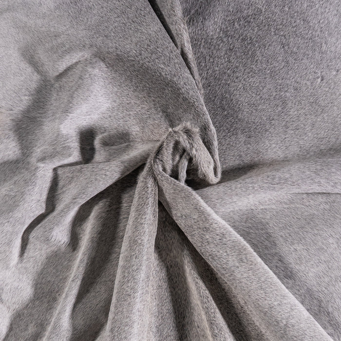 Brazilian Grey Cowhide Rug Size 7'1" L x 6'6" W 3496