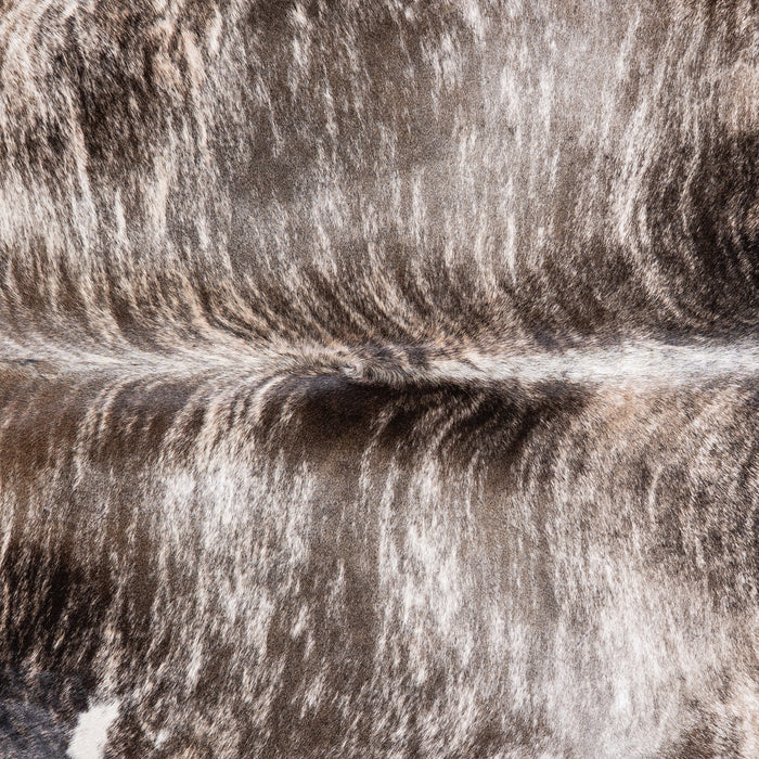 Brazilian Light Brindle Cowhide Rug Size 6'4" L x 5'6" W 4747