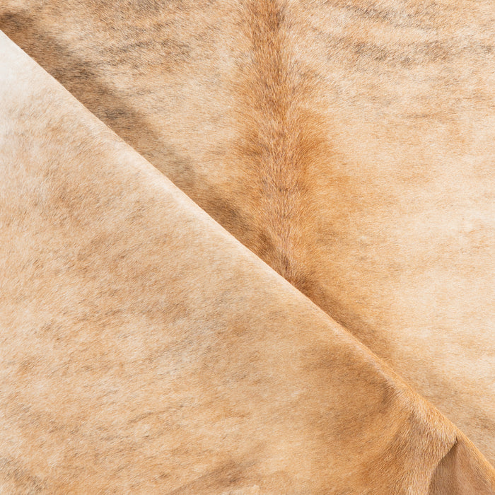 Light Brindle Cowhide Rug Size 6'4" L x 6'4" W 5482