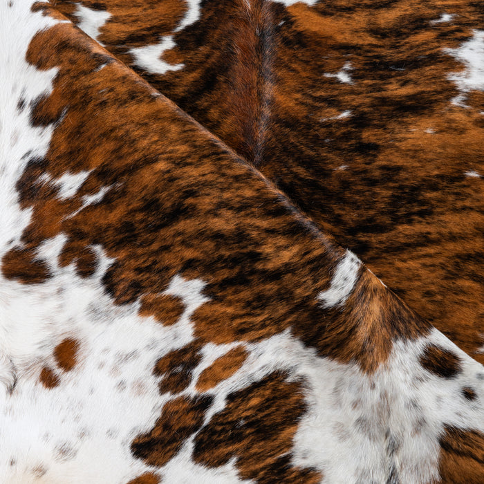 Tricolor Cowhide Rug Size 8'2" L x 6'11" W 4126