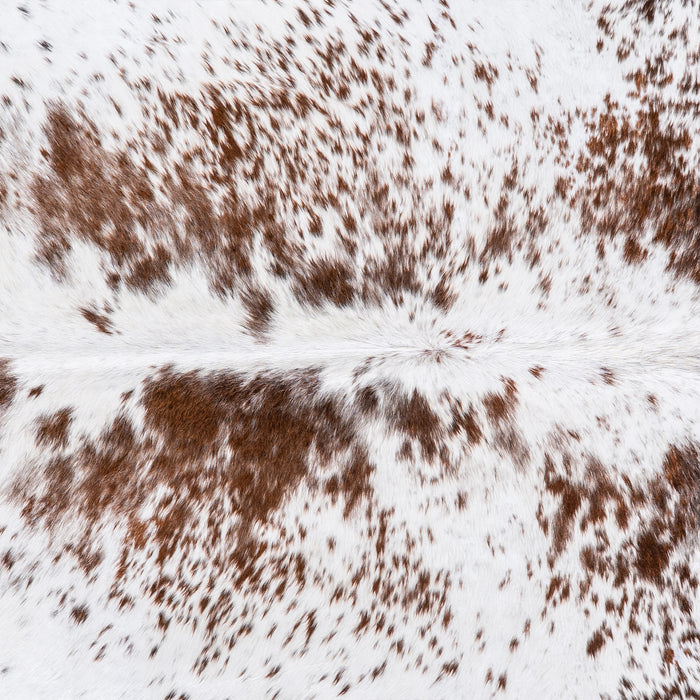 Brazilian Brown Salt and Pepper Cowhide Rug Size 7'4" L x 6'9" W 5769