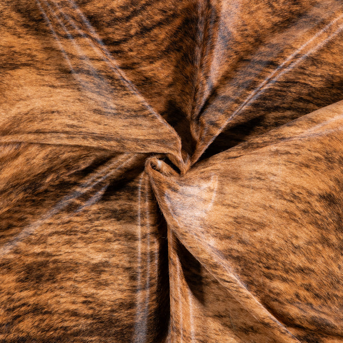 Brazilian Brindle Cowhide Rug Size 6'9" L x 6'6" W 4750