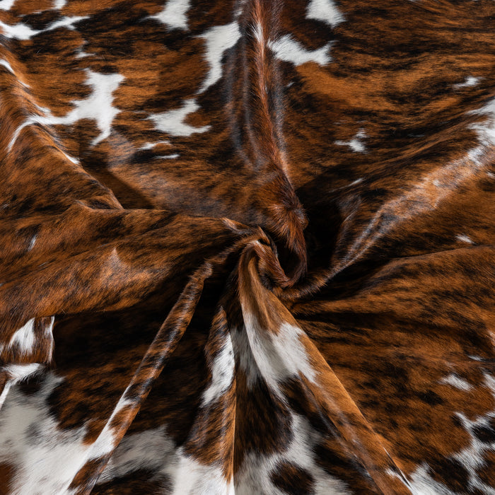 Tricolor Cowhide Rug Size 8'2" L x 6'11" W 4126