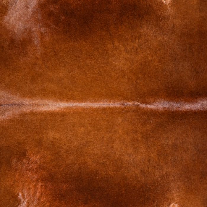 Brazilian Brown Cowhide Rug Size 7'8" L x 6'9" W 4757