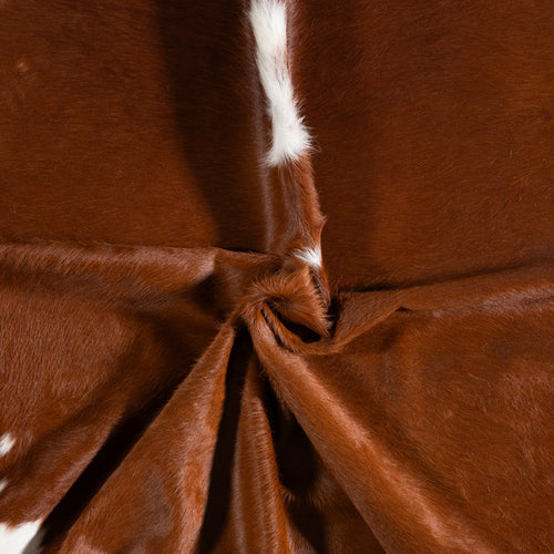Brazilian Hereford Cowhide Rug Size 8'1" L x 7'3" W 3701