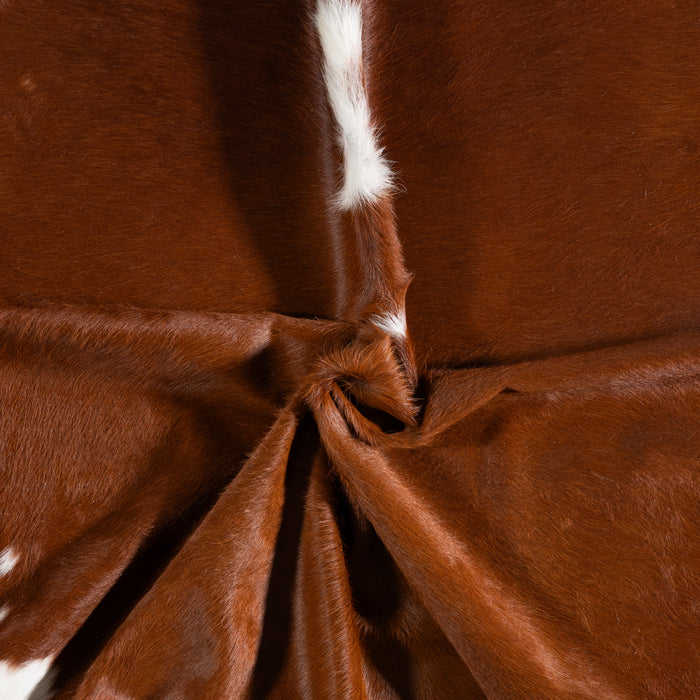 Brazilian Hereford Cowhide Rug Size 8'1" L x 7'3" W 3701