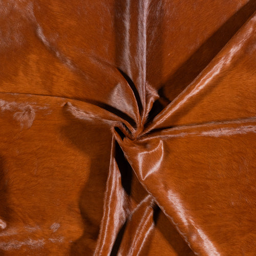 Brazilian Brown Cowhide Rug Size 8'0" L x 6'11" W 4759