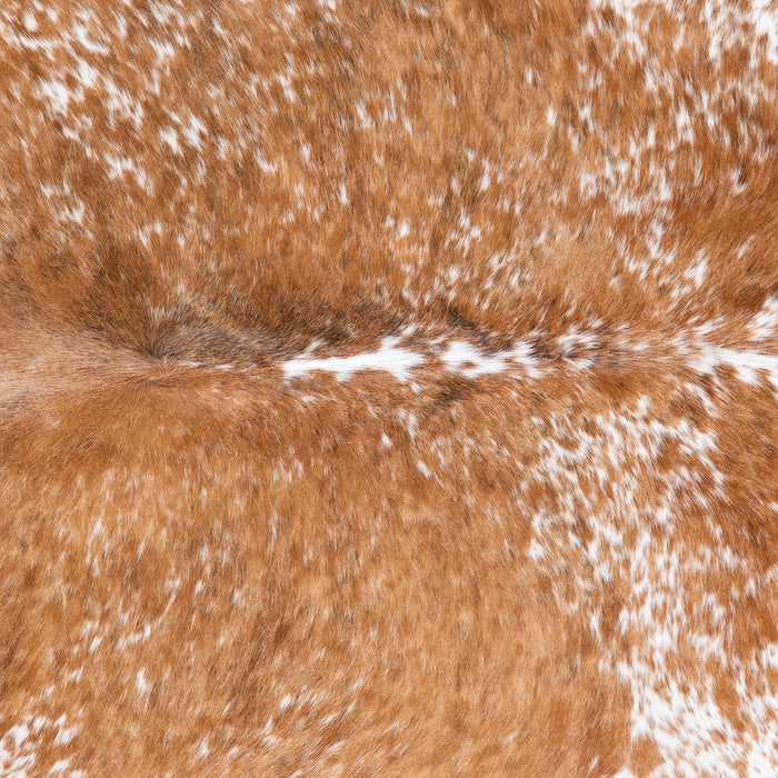 Brazilian Brown Salt and Pepper Cowhide Rug Size 7'6" L x 7'2" W 5781