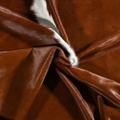 Brazilian Hereford Cowhide Rug Size 7'8" L x 6'9" W 3704