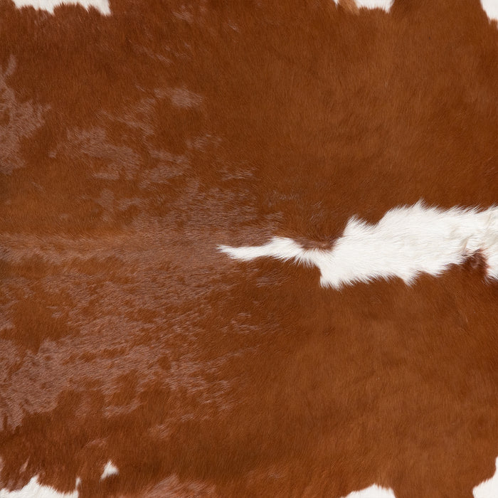 Brazilian Hereford Cowhide Rug Size 6'6" L x 7'5" W 4984