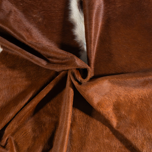 Brazilian Hereford Cowhide Rug Size 7'4" L x 6'4" W 3708