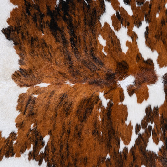 Tricolor Cowhide Rug Size 7'3" L x 6'10" W 6295
