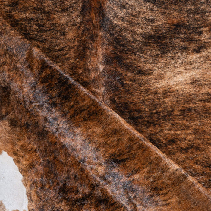 Brindle Cowhide Rug Size 7'11" L x 7'1" W 6491