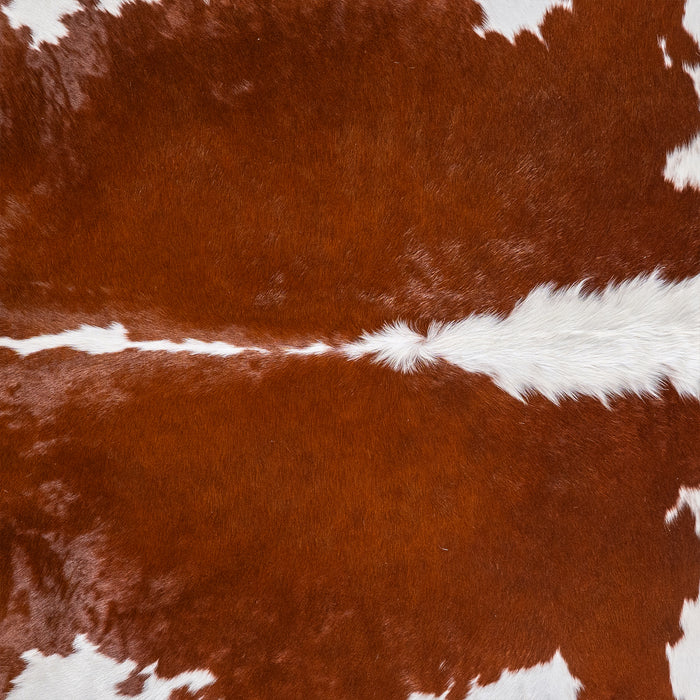 Brazilian Hereford Cowhide Rug Size 6'10" L x 7'8" W 4991