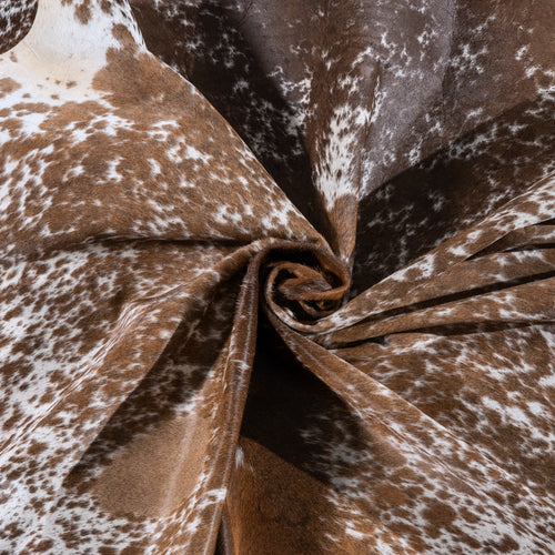 Tricolor Cowhide Rug Size 7'8" L x 7'0" W 6297