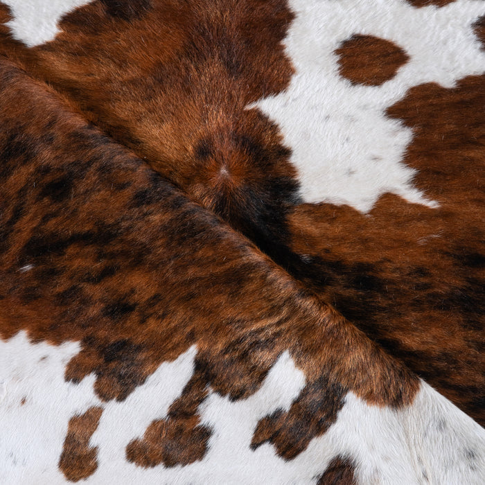 Tricolor Cowhide Rug Size 7'8" L x 6'2" W 6299