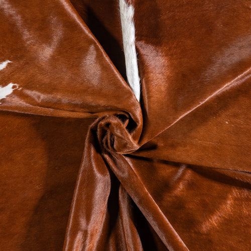 Brazilian Hereford Cowhide Rug Size 7'8" L x 6'11" W 4997