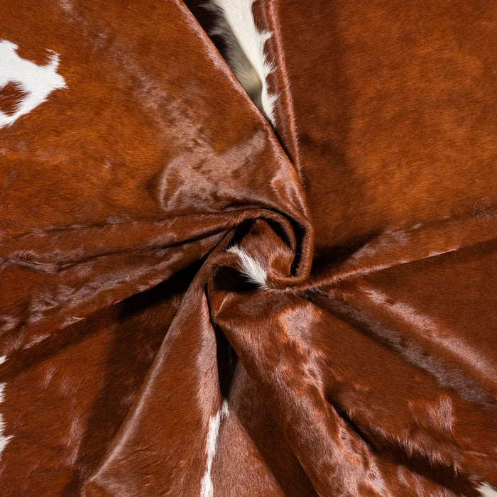 Brazilian Hereford Cowhide Rug Size 7'9" L x 7'2" W 4999