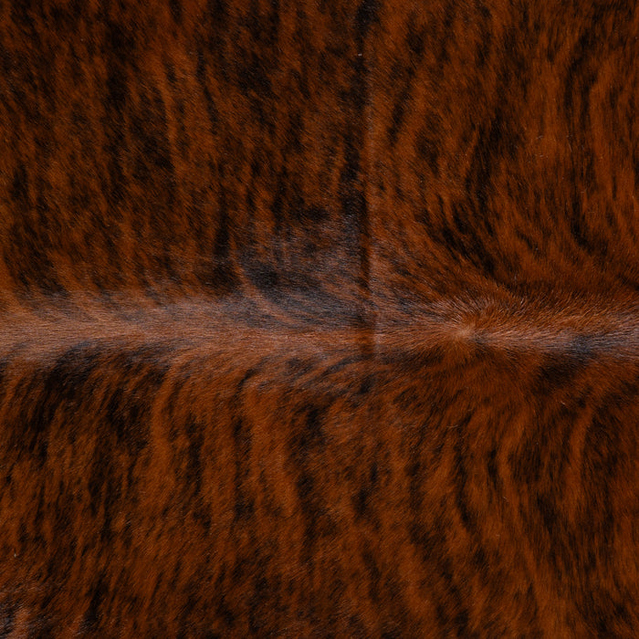 Brazilian Brindle Cowhide Rug Size 7'0" L x 5'6" W 3376