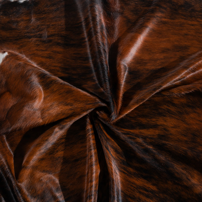 Brindle Cowhide Rug Size 7'4" L x 6'10" W 4084