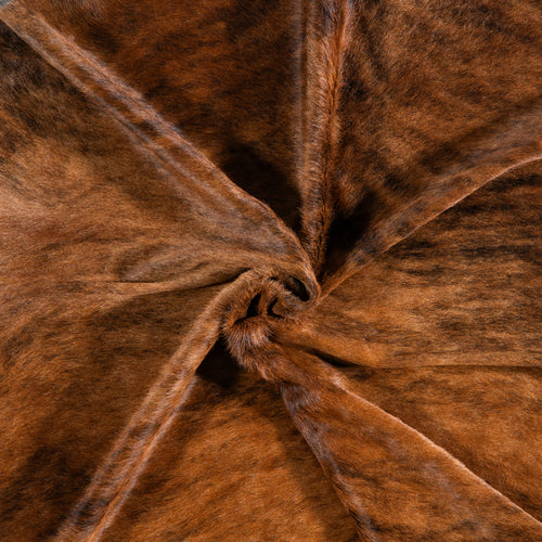 Brazilian Brindle Cowhide Rug Size 7'2" L x 5'8" W 3383