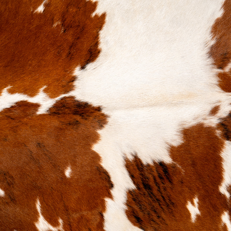 Tricolor Cowhide Rug Size 7'10'' L X 7' W 4965 , Stain Resistant Fur | eCowhides