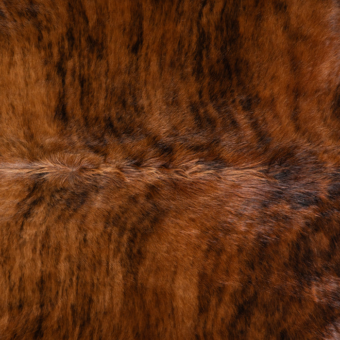 Brazilian Brindle Cowhide Rug Size 7'1" L x 6'3" W 3543