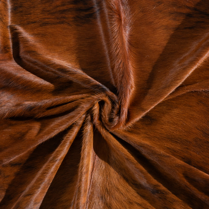 Brindle Cowhide Rug Size 7'1" L x 6'6" W 4092