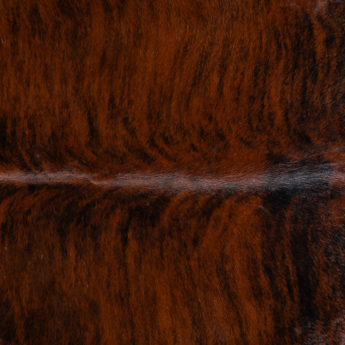 Brazilian Brindle Cowhide Rug Size 7'6" L x 7'5" W 3557