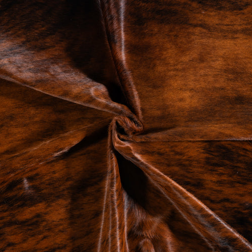 Brazilian Brindle Cowhide Rug Size 7'1" L x 7'7" W 3752