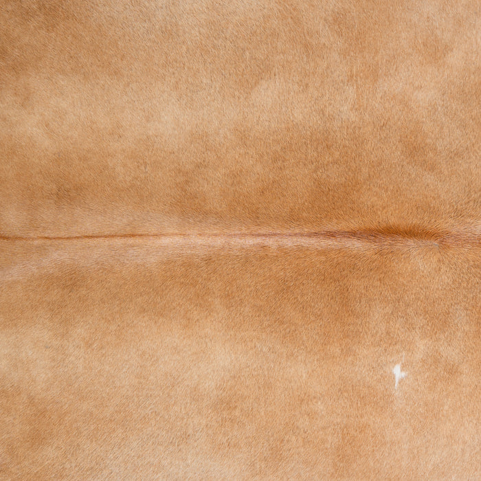 Brazilian Beige Cowhide Rug Size 7'10" L x 6'6" W 3757