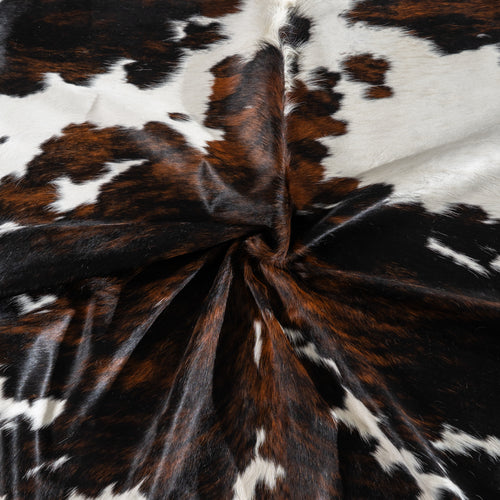 Tricolor Cowhide Rug Size 7'11" L x 7'5" W 4185