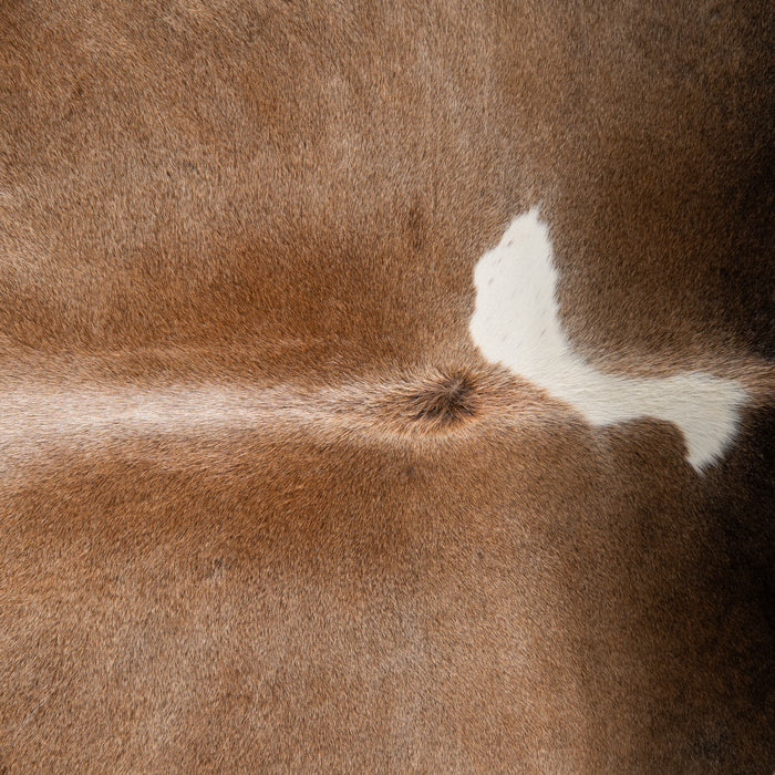 Brazilian Grey Palomino Cowhide Rug Size 7'2" L x 6'9" W 3816