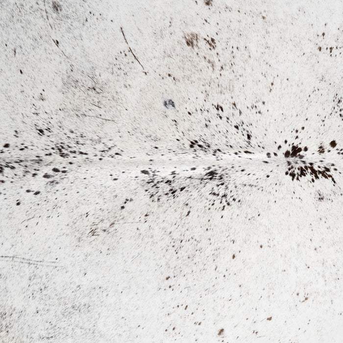 Brazilian Brown Salt and Pepper Cowhide Rug Size 7'5" L x 7'1" W 3821