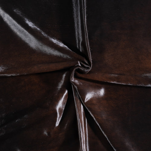 Brazilian Assorted Dark Cowhide Rug Size 7'8" L x 6'11" W 3829