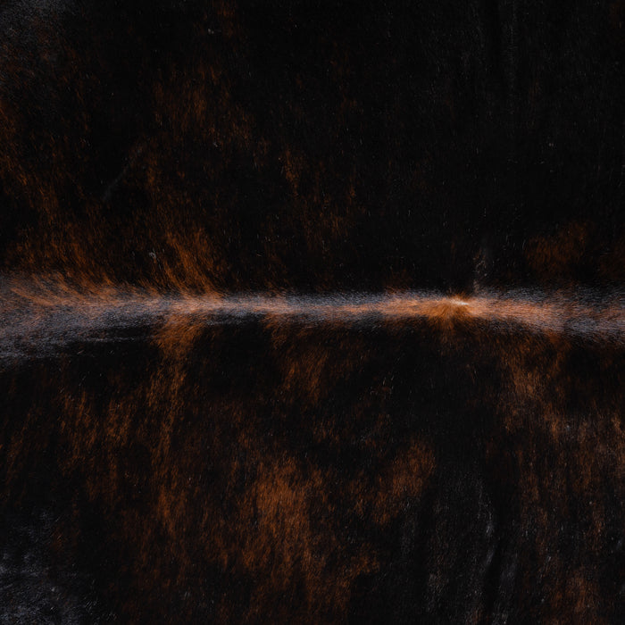 Brazilian Dark Brindle Cowhide Rug Size 7'6" L x 5'1" W 3846