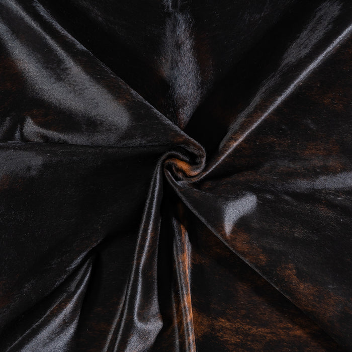 Brazilian Dark Brindle Cowhide Rug Size 7'6" L x 5'1" W 3846