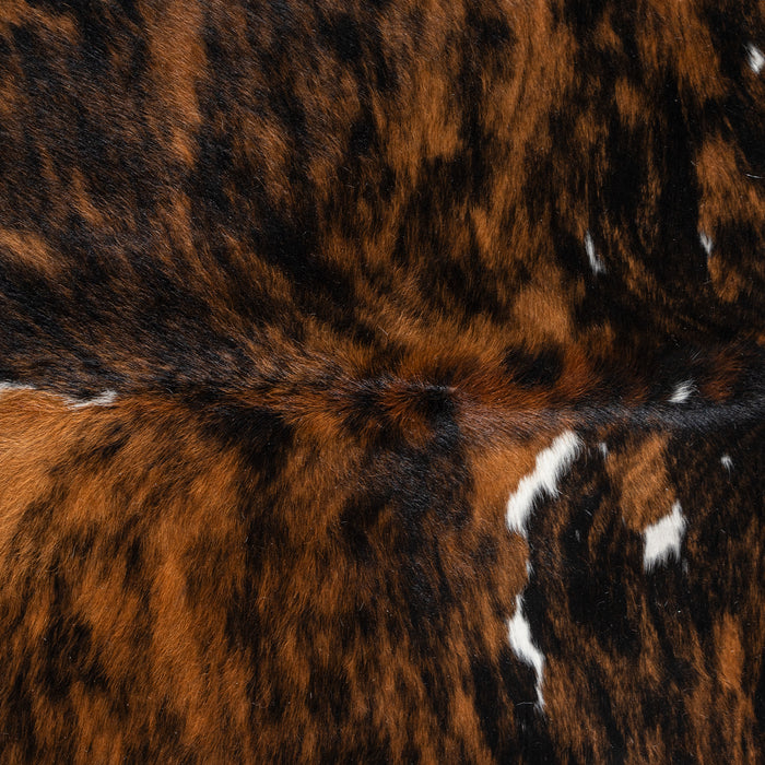 Tricolor Cowhide Rug Size 7'4" L x 7'0" W 3017