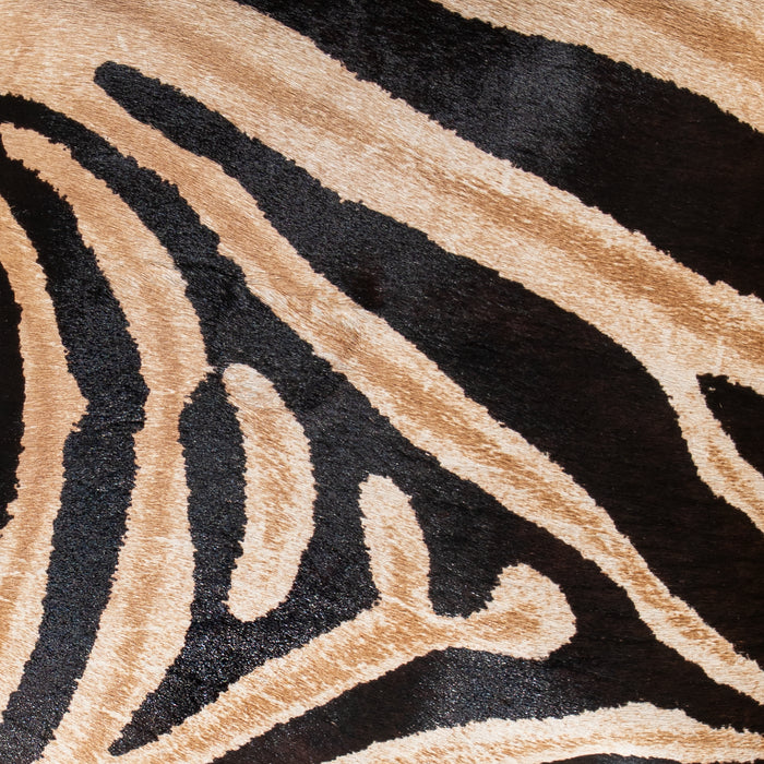 Zebra Safari Cowhide Pillow