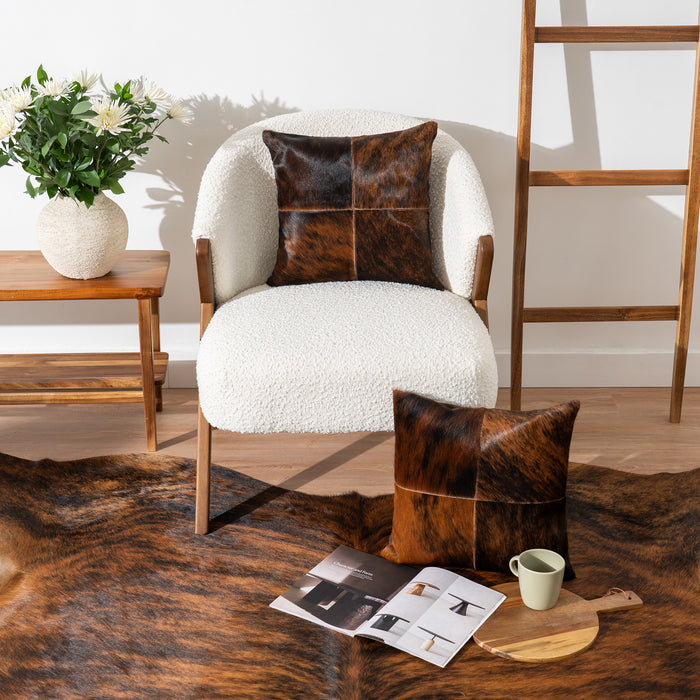 Brindle Patchwork Pillow - Four Panel Design