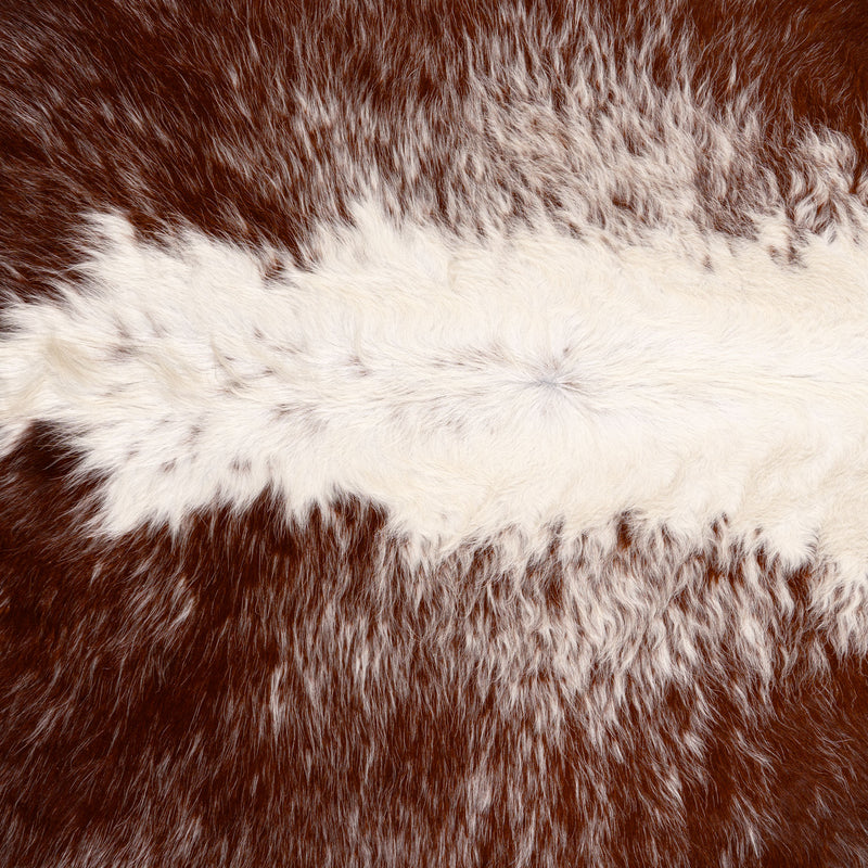 Brazilian Brown Salt And Pepper Cowhide Rug Size 7'7'' L x 6'4'' W 5583