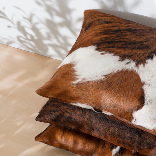 Tricolor Cowhide Pillow