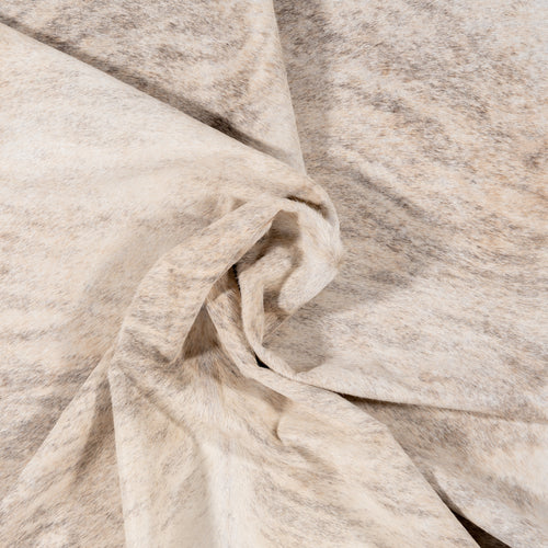 Brazilian Light Grey Brindle Cowhide Rug Size 7'2" L x 5'9" W 0899