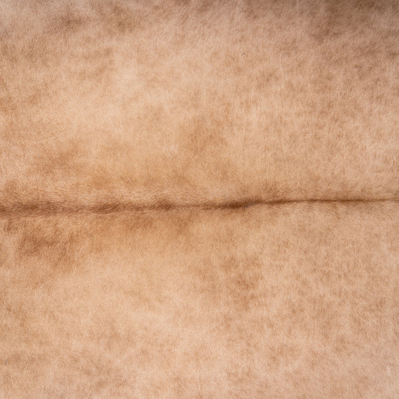 Brazilian Beige Cowhide Rug Size 6'11" L x 6'2" W 5941