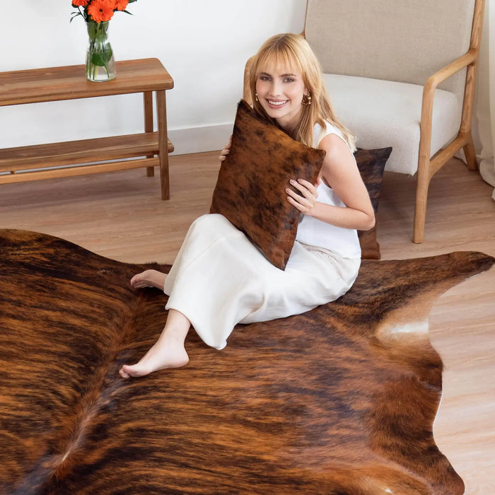 Brindle Cowhide Rug from Ecowhides